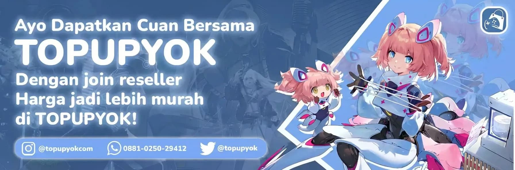 Ayo Dapatkan Cuan Bersama TopupYok - Join Reseller Harga Lebih Murah